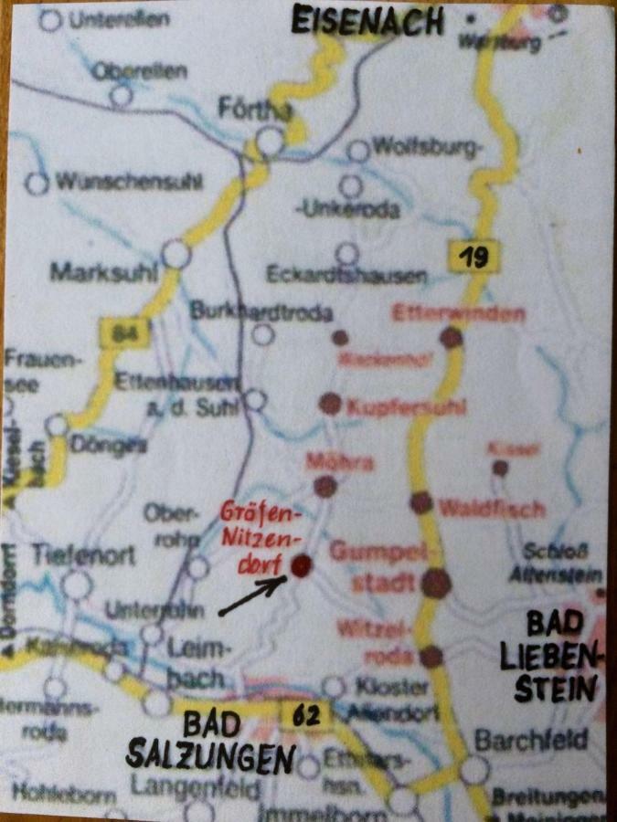 Landhaus Kuehn Bad Salzungen Exteriör bild